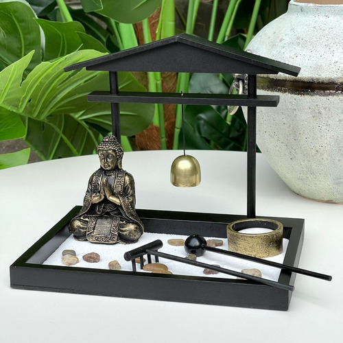 Buda Jardin Lucky Zen C/campana Grande