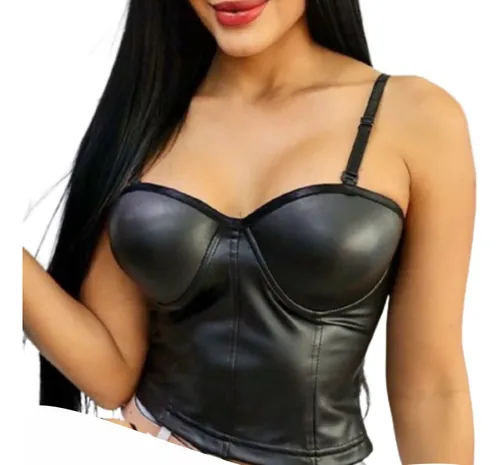 Blusas de cuerina hot sale