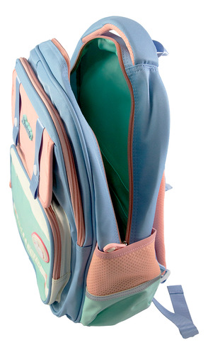 Mochila Infantil De Espalda Dakota Color Celeste