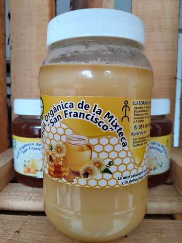 Miel Organica De Abeja 1/2l