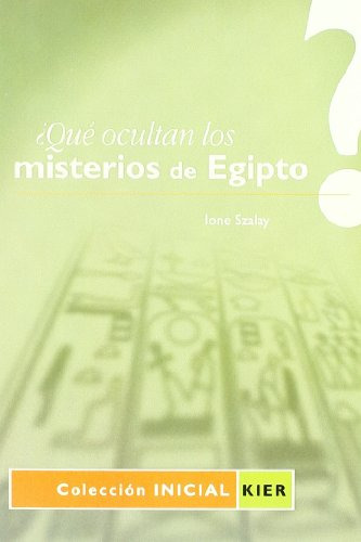 Libro Que Ocultan Los Misterios De Egipto De Szalay Ione Kie