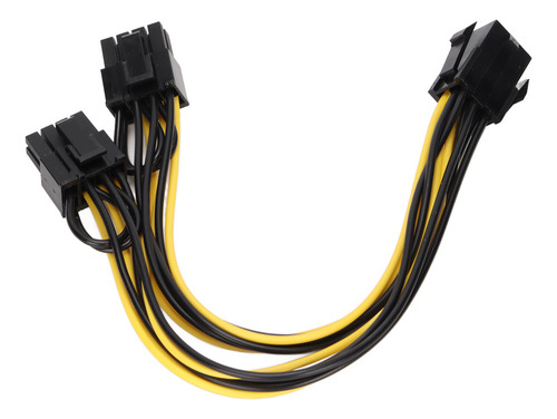 Cable De Alimentación Pcie De 6 Pines Hembra A 2 Gpu Pcie De