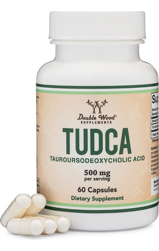 Tudca - Double Wood Supplements - 60 Caps - Made Usa Sabor Sin Sabor