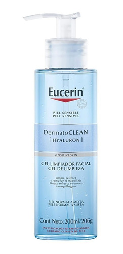Gel Facial Limpiador Eucerin Dermatoclean 200ml