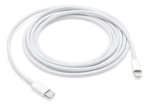 Cable compatible para iPhone 7, 8 X, Xr, Xs, 11, 11pro, tipo C, blanco