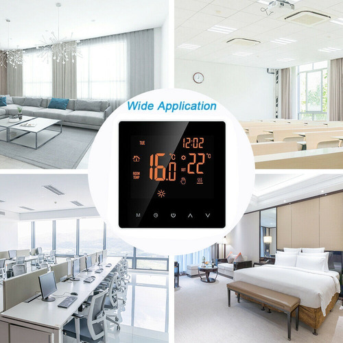 Termostato Wifi Calefacción Eléctrica Lcd Controlador Smart