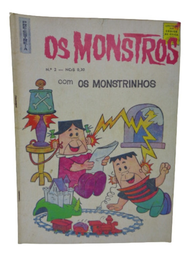 Hq Pré-estréia Os Monstros C/os Monstrinhos Ano I Nº2 Nov 1967 