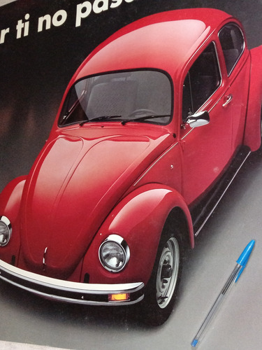 Póster Volkswagen Sedan Vocho. 100% Original De Agencia!. 