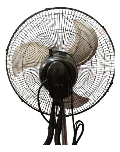 Ventilador De Pedestal Modelo Generic 48 Cm 50hz/60hz Negro Azul Metallica 3