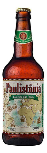 Cerveja Paulistânia Caminho das Índias Garrafa 500ml