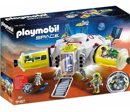 Playmobil 9487 Estacion De Marte Original Intek Clasica