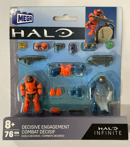 Halo Mega Construx Duelo Combate Decisivo 76pz Modelo Hkt16 (Usado)