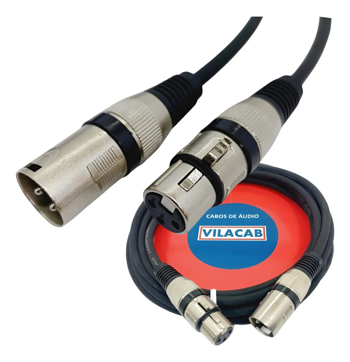 Cabo Microfone Dmx Xlr / Canon Balanceado 1 Metro