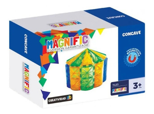 Bloques Magnéticos 16 Piezas Concave Magnific Infantil