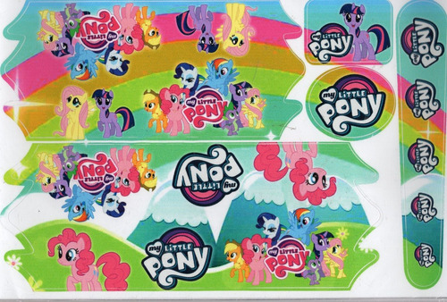 Adesivos Aro 20 De Bike My Little Pony Bicicleta Caloi Top