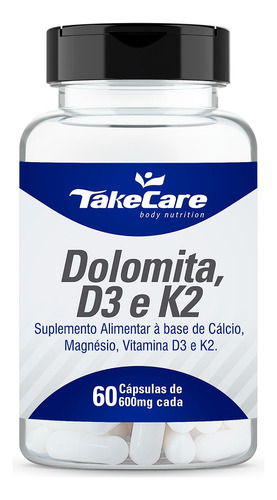 Dolomita D3 E K2 600mg 60cps Take Care