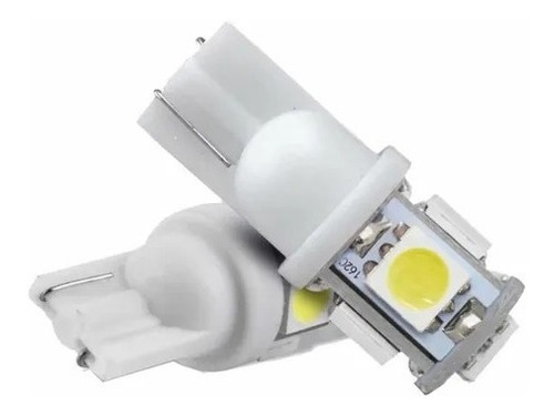 Led Cola De Pescado T10 5050 5 Leds Smd (10 Unid.)