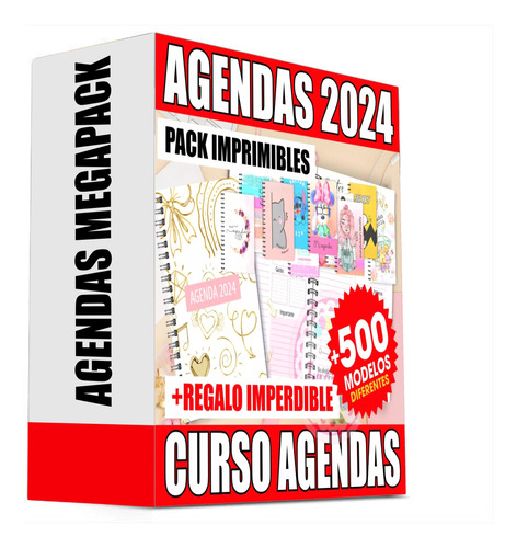 Kit Agendas 2024 Para Imprimir Planners Pack Imprimible 