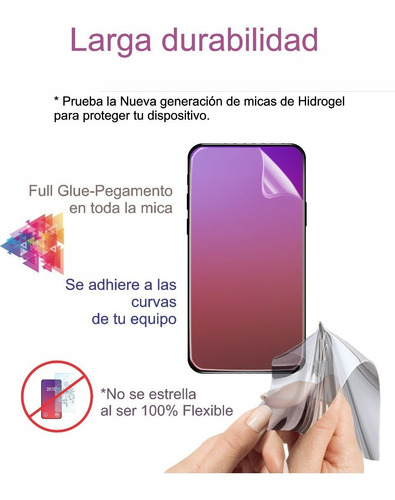 Mica Blade L210 Zte Hidrogel Filtra Luz Azul/no Cristal