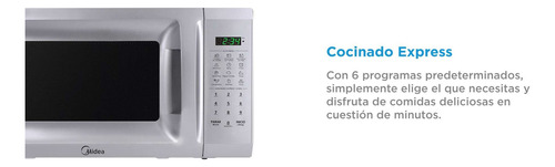 Horno De Microondas 0.7 Pies Midea Mmdp07s2cb Gris