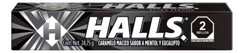 Pastillas Halls Negras Extra Fuerte