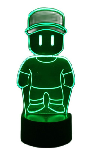 Luz Nocturna Infantil Game Stumble Guys Figure Para Habitaci