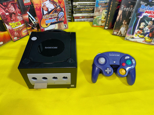 Consola Gamecube Negro Con 1 Control 1 Juego A Escoger Negro (Usado)