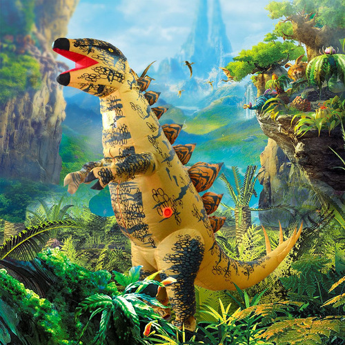 Disfraz De Dinosaurio Inflable, Actuación