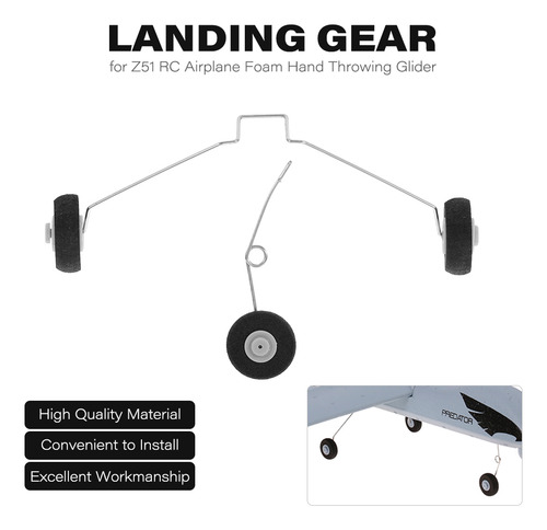 Tren De Aterrizaje Rc Landing Glider Z51 Para Avión