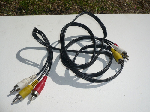 Cable Rca A Rca 3x3 Macho Audio Video Tv Led Dvd Lcd