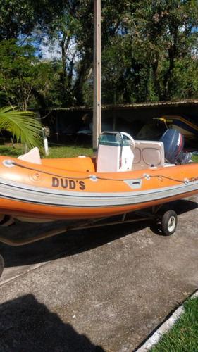 Barco Bote C/ Motor Yamaha 40 E Comando