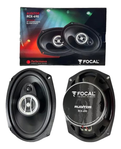 Bocinas Focal Auditor Rcx-690 6x9 Pulgadas 120w Max 3 Vias