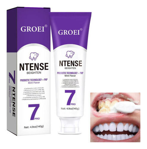 - Pasta De Dientes Sp-7 Probiotics Bright White, Fresh