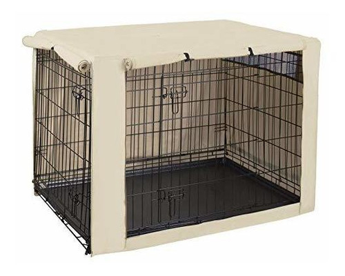 Jaula Para Perro - Hicaptain Double Door Dog Crate Cover(fit