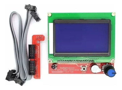 Pantalla Impresora 3d Cnc Lcd 128x64 Con Lector Sd