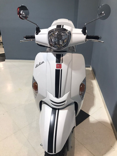 Imagen 9 de 16 de Scooter Kymco Like 125 Blanca 0km 2023