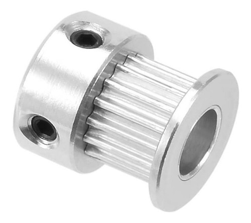 2 Peças Polia Gt2 16 Dentes Furo 5mm P/ Correia Largura 6mm