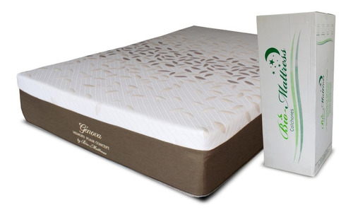 Colchón Individual de memory foam Bio Mattress Memory Foam Genova café - 100cm x 190cm x 30cm