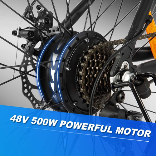 Imagen 4 de 15 de Bicicleta Eléctrica Ancheer 500w
