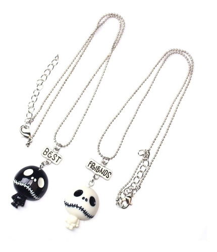 Pareja Collares Extraño Mundo Jack Nightmare Before Christma