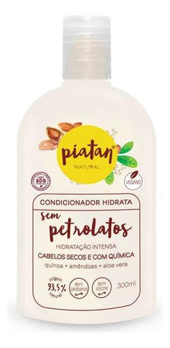  Condicionador Hidrata 300ml Sem Petrolatos - Piatan