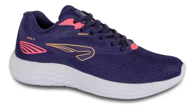 Tênis Masculino E Feminino Drive Iii Rainha Marinho/pink/dourado Liso 35 Br