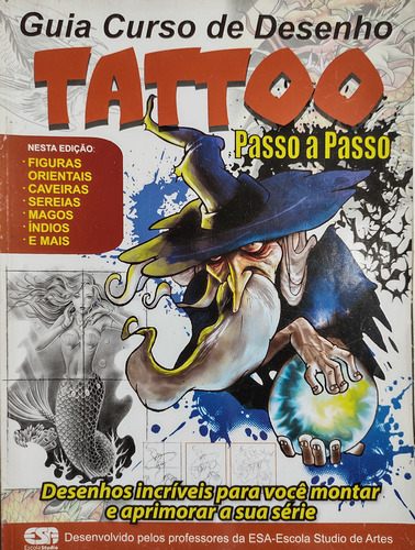 Livro Guia Curso De Desenho Tattoo Passo A Passo, De Equipe Online. Editora Online, Capa Mole Em Português, 2015