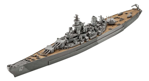 Acorazado Revell USS New Jersey 1/1200 45 piezas 05183