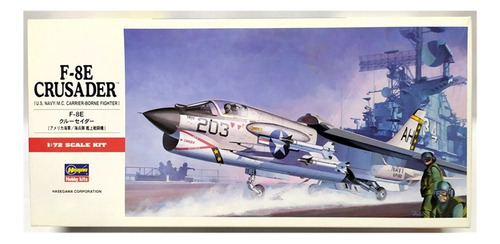 Kit Plastico Para Armar Maqueta F-8e Crusader Escala 1/72
