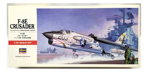 Kit Plastico Para Armar Maqueta F-8e Crusader Escala 1/72