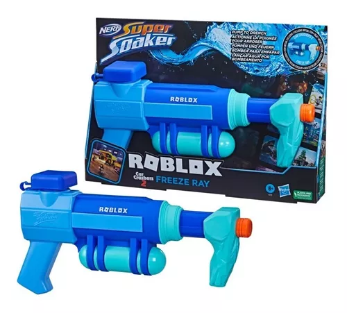 Lançador Nerf Super Soaker Roblox Car Crush 2 Freeze F3781