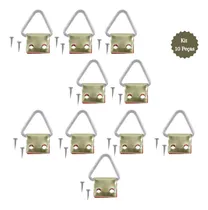 Comprar 10 Suportes Triângulos Pequenos Para Pendurar Quadros