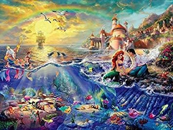 Thomas Kinkade Los Sueños De Disney La Sirenita Colección 75