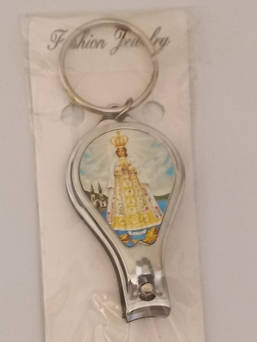 Llavero/ Cortauñas/destapador Virgen.